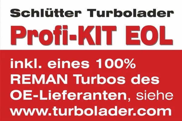 Компрессор, наддув SCHLÜTTER TURBOLADER 166-08090EOL
