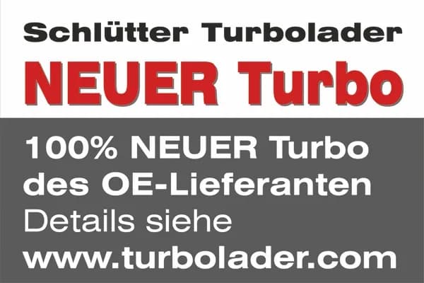 Компрессор, наддув SCHLÜTTER TURBOLADER 172-12305