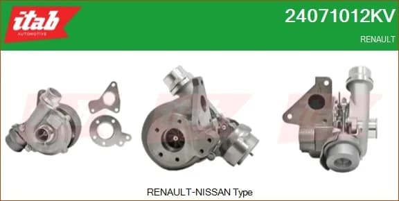 Компрессор, наддув ITAB AUTOMOTIVE 24071012KV