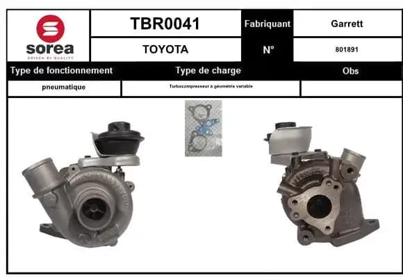 Компрессор, наддув STARTCAR TBR0041